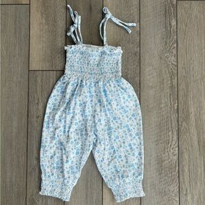 SweetHoney Smocked Strap Romper